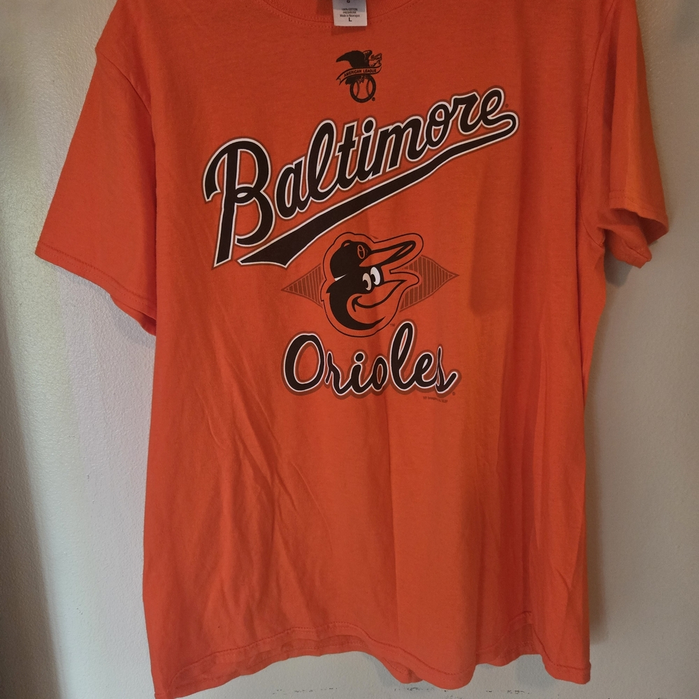 MLB Baltimore Orioles Genuine Merchandise Orange Large TShirt